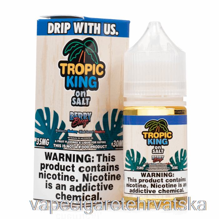 Vape Cigarete Berry Breeze - Tropic King On Salt - 30ml 35mg